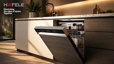 Hafele Introduces Valeriya Built-In Dishwasher With Flexible Basket System for Modern Kitchens