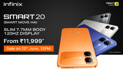 Infinix SMART 20 Launched in India With 120Hz Display, IP64 Rating, and Ultra Link Offline Calling