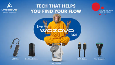 Wozoyo Enters Consumer Tech Market With Air Purifiers, Laptop Accessories and Charging Products