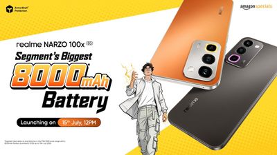 Realme Narzo 100x 5G Confirmed to Launch on July 15 With 8,000mAh Battery