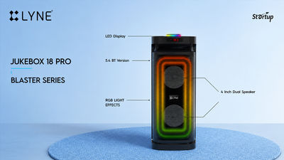 Lyne Originals Expands Startup Series With Blaster Jukebox 18 Pro Wireless Speaker