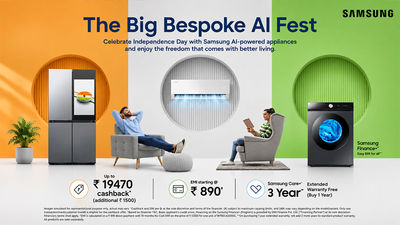 Samsung Independence Day Sale Brings Up to ₹19,470 Cashback on Bespoke AI Appliances