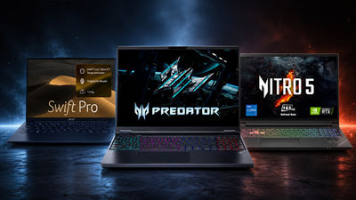 Acer Expands Laptop Portfolio in India With New Swift, Predator, Nitro, Aspire, Aspire Pro AI, and VR Devices