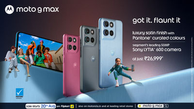 Motorola g max Launched in India With 7,000mAh Battery, Snapdragon 6s Gen 4, Sony LYTIA 600 Camera