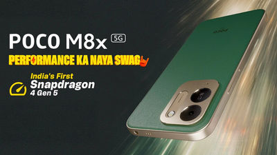 POCO M8x 5G Goes on Sale in India With 7900mAh Battery, 120Hz Display