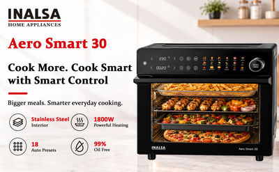 Inalsa Aero Smart 30 Air Fryer Oven Launches at Rs 18,999: Here’s Everything You Need To Know
