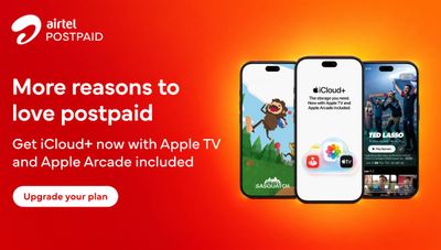 Airtel Adds iCloud+, Apple TV and Apple Arcade to Family Postpaid Plans From Rs 999