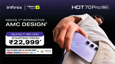 Infinix HOT 70 Pro Launched in India With Active Matrix Cube, Starting at Rs 22,999