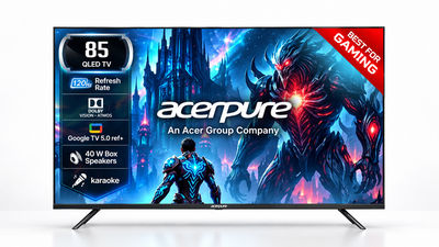 Acerpure Nitro QLED TVs Launched in India, Bringing 75-Inch to 100-Inch Screens From Rs 59,999