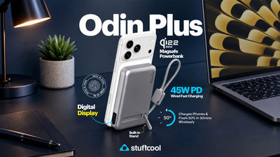 Stuffcool Odin Plus Launched With 25W Qi2.2 Wireless Charging and 45W Wired Charging