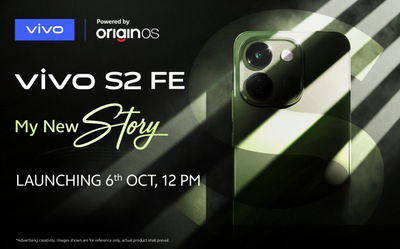 Vivo S2 FE confirmed to launch in India on October 6