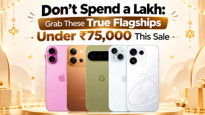 Don’t Spend a Lakh: Grab These True Flagships Under ₹75,000 This Sale