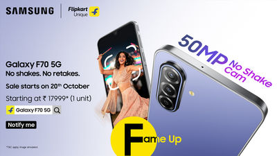 Samsung Galaxy F70 5G: No Shakes, No Retakes With 50MP OIS