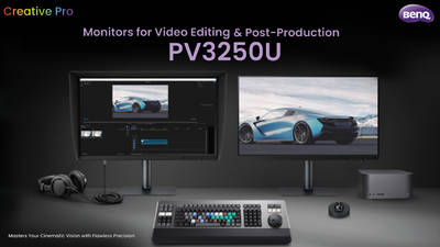 BenQ PV3250U 4K Monitor Launched in India at Rs 1,48,998 for Professional Colour Grading