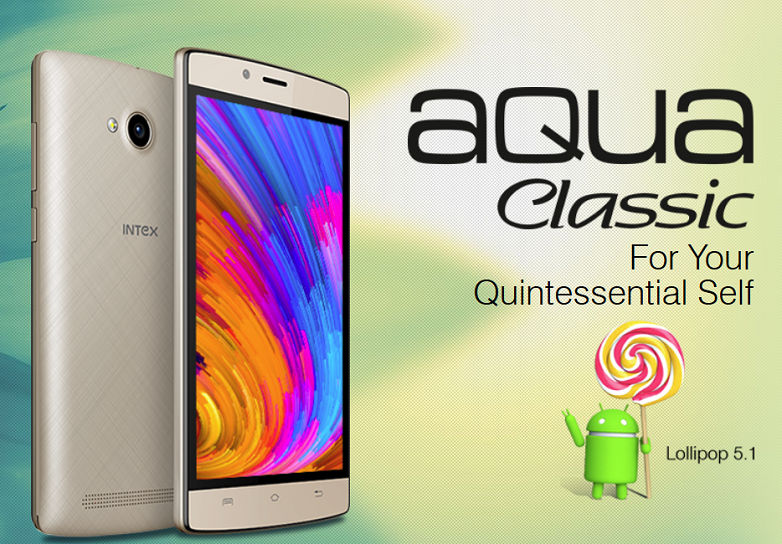 Intex Aqua Classic entry-level, dual-SIM smartphone launches at Rs. 4,444