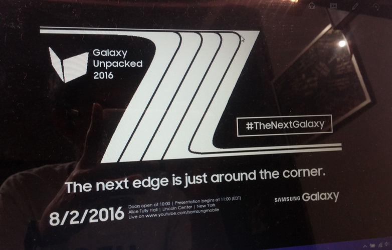 Samsung Galaxy Note 7 Edge August 2 Launch Invitation Leak