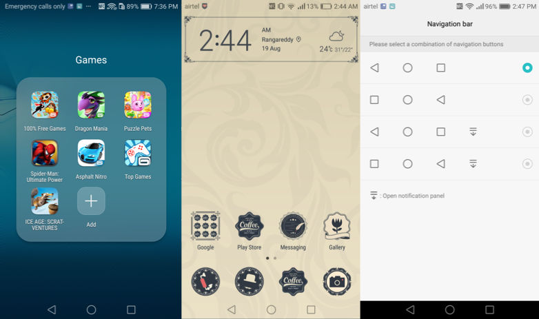 Huawei P9 screenshot