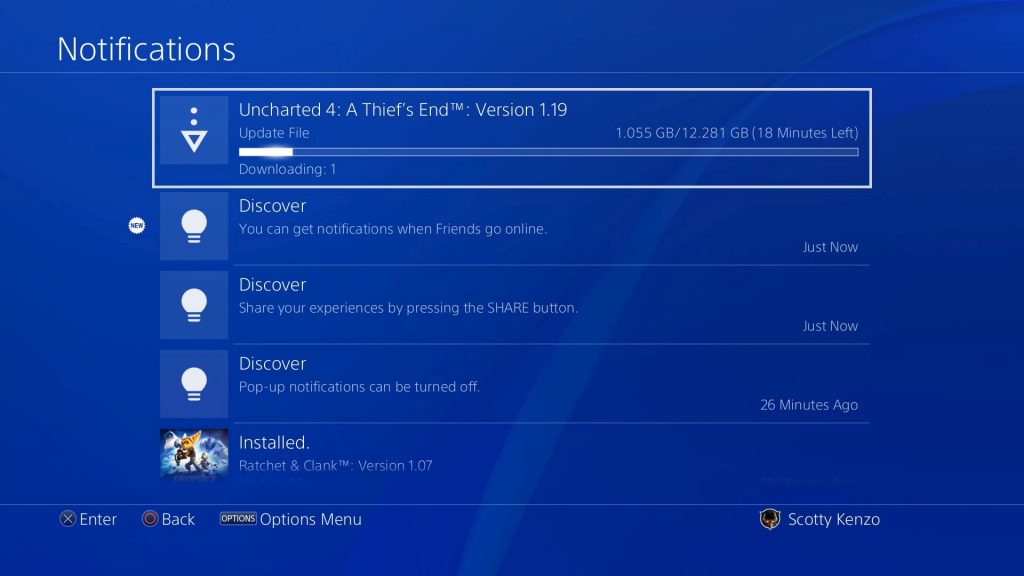 Sony PS4 System Software Update 4.50 Features - New Quick Menu Design