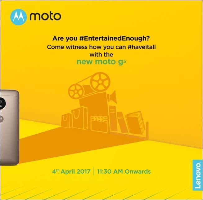 Moto G5 India launch