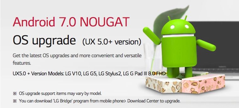 LG V10 Nougat