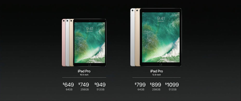 Apple iPad Pro 10.5 & 12.9 (2017) - Pricing