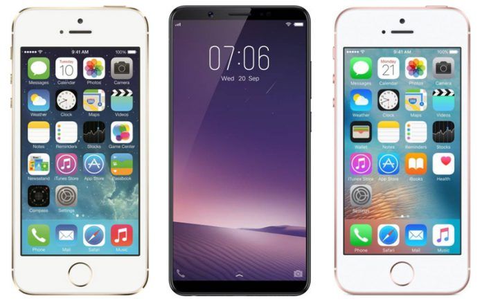 Apple iPhone 5s vs. Vivo V7 Plus vs. Apple iPhone SE- Price in India, Specifications, Features Compared