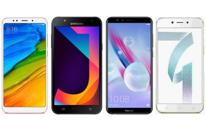 Redmi Note 5 vs Honor 9 Lite vs Oppo A71 (2018) vs Samsung Galaxy J7 Nxt- Price in India, specifications, and features compared