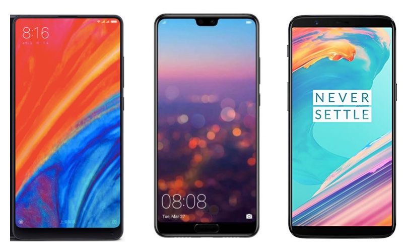 Mi Mix 2s vs Huawei P20 vs OnePlus 5T: Price in Specifications, Features Comparison - MySmartPrice