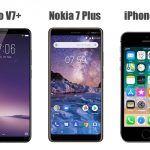 Vivo V7 Plus vs Nokia 7 Plus vs iPhone SE Price in India, Specifications and Features Compared