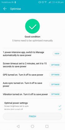 Honor View 10 battery -4