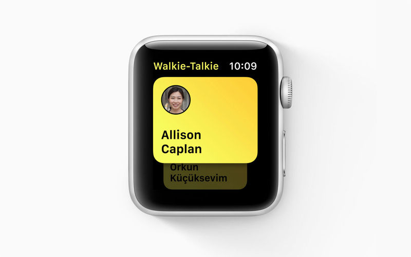 Apple watchOS 5.0 - Walkie Talkie Friends