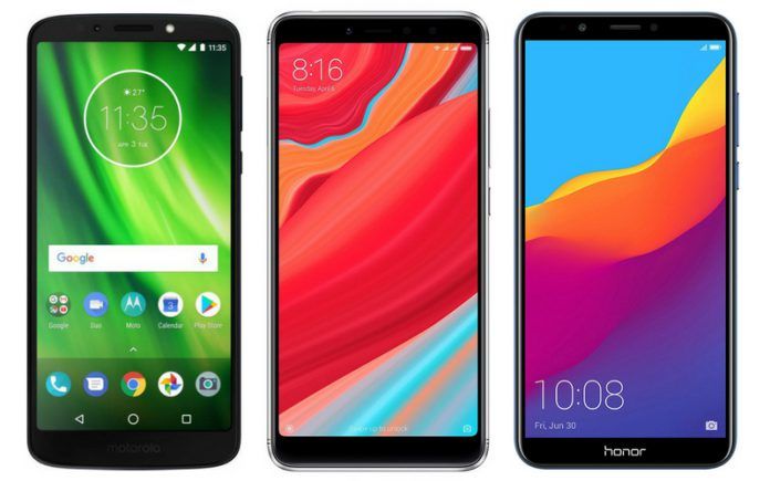 Moto G6 Play vs Redmi Y2 vs Honor 7C
