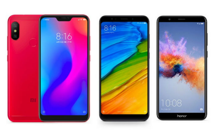 redmi 6 pro note 5 honor 7x