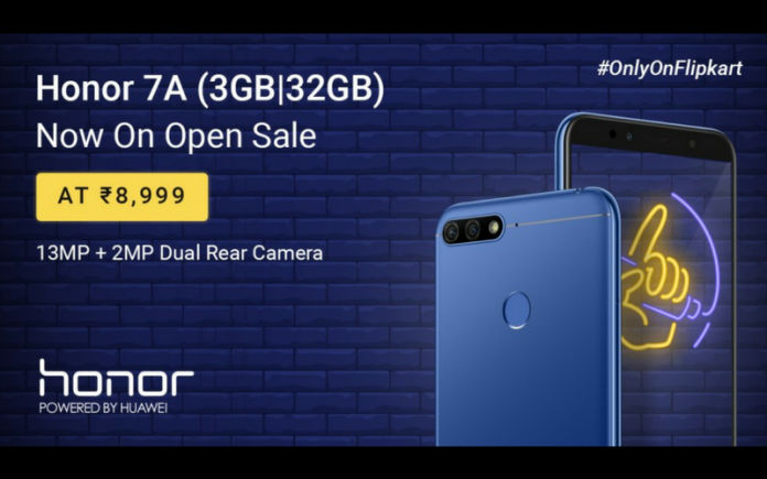 Honor 7A Open Sale