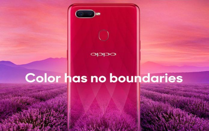 Oppo F9 Red