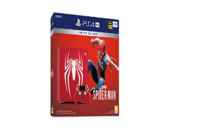 ps4 slim spiderman edition