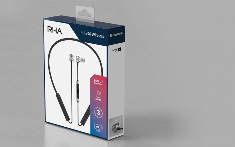 RHA MA390 Wireless earphones with AAC, aptX, and USB C ...