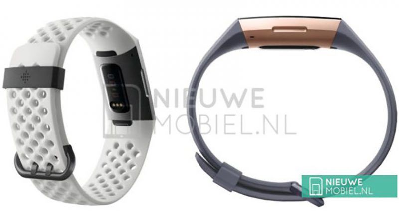 Fitbit Charge 3 Press Renders Leaked IFA 2018