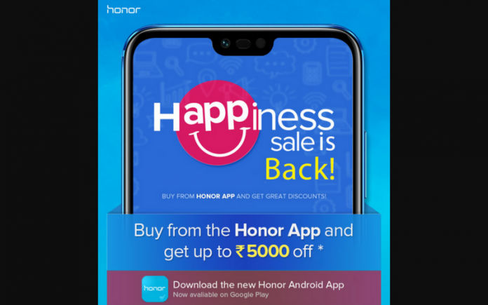 Honor Happiness Sale