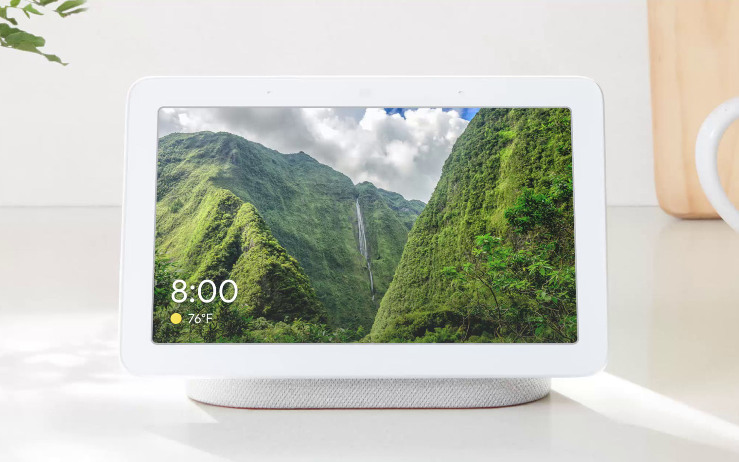 google home hub setting photo screen saver