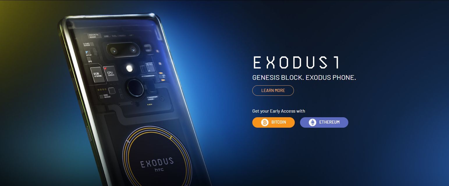 HTC Exodus 1 blockchain phone