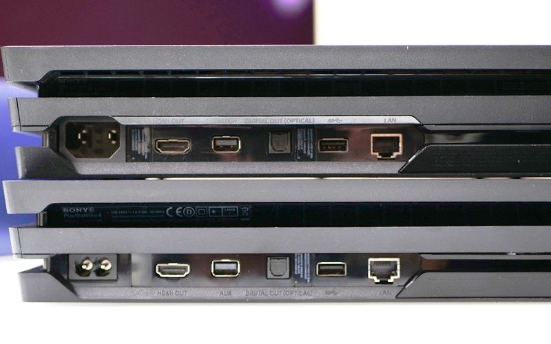 playstation 4 pro outputs