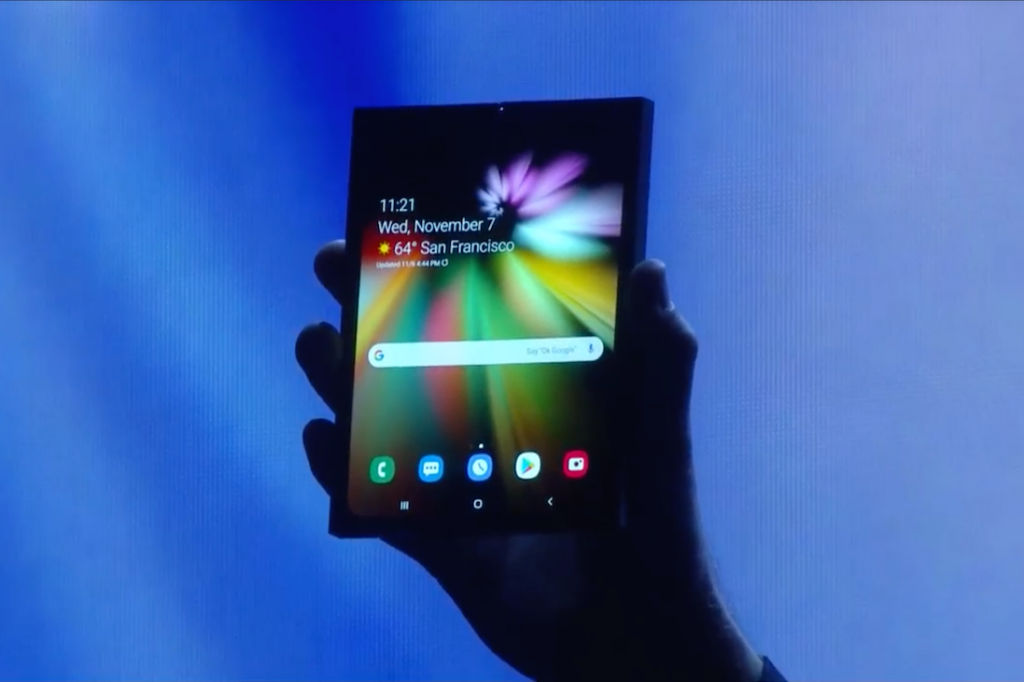 Samsung Foldable Screen Smartphone Prototype