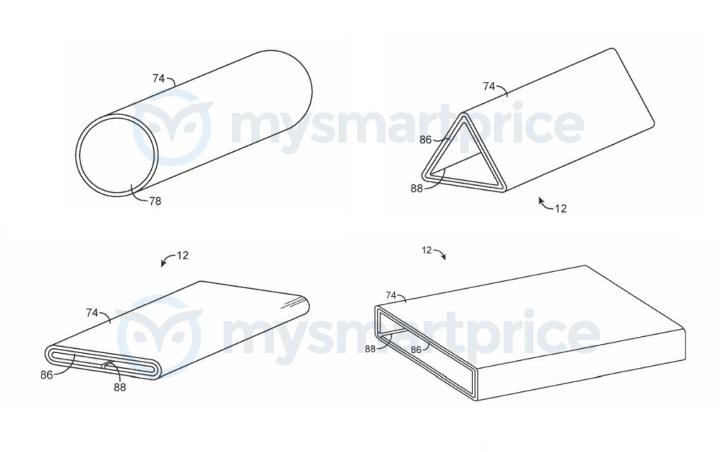 Apple Continously Wrapped Display Patent Designs