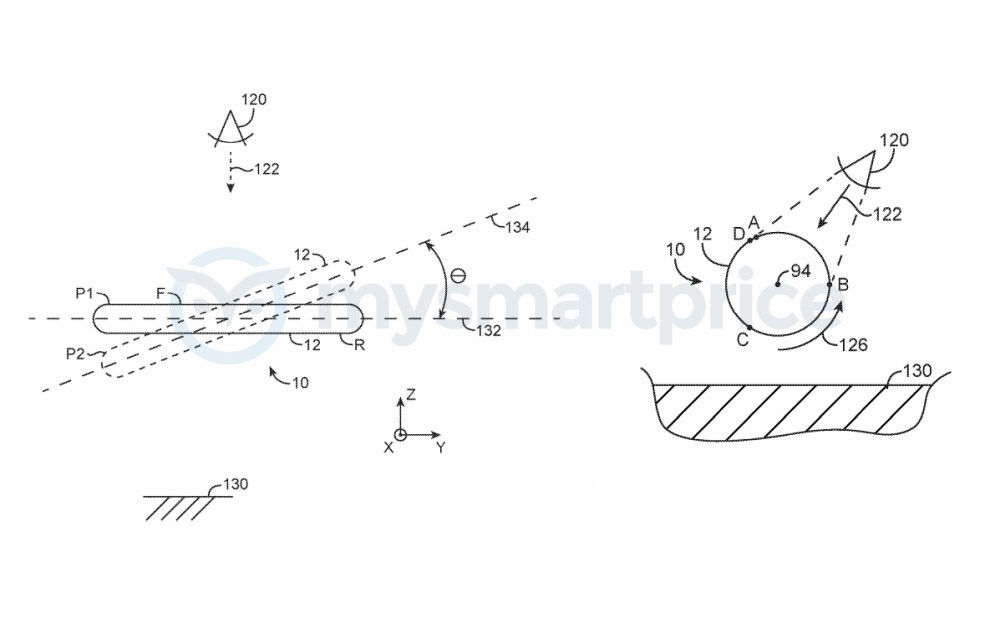 Apple Continously Wrapped Display Patent Motion Control