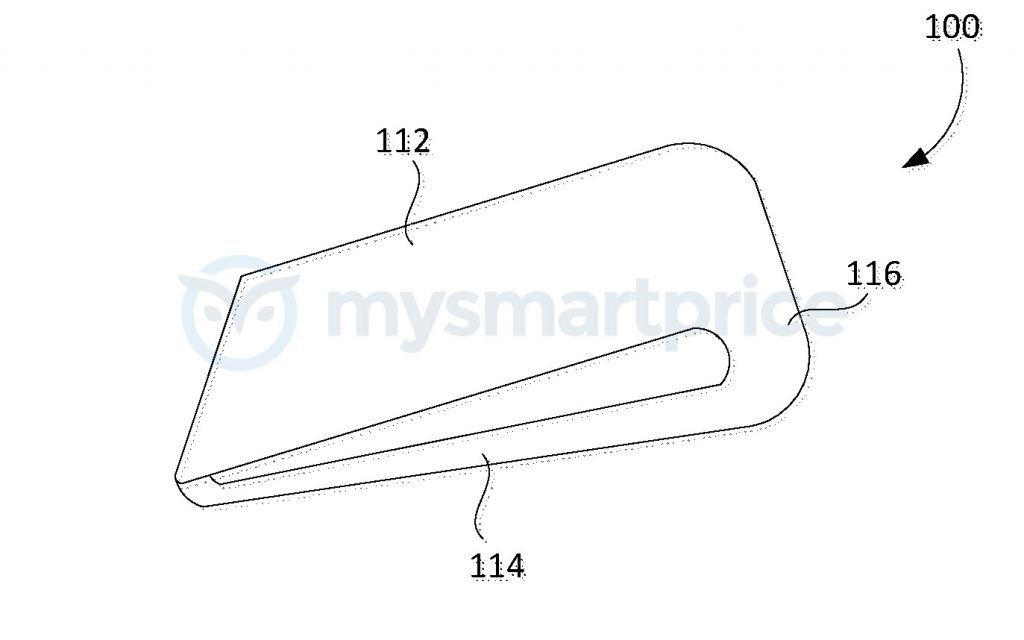 Google Foldable Phone Patent Folded