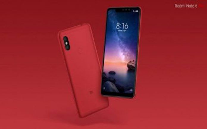 Redmi note 6 pro red variant
