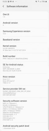 Samsung Galaxy Note 9 Android 9 Pie One UI Beta Software Update - 03