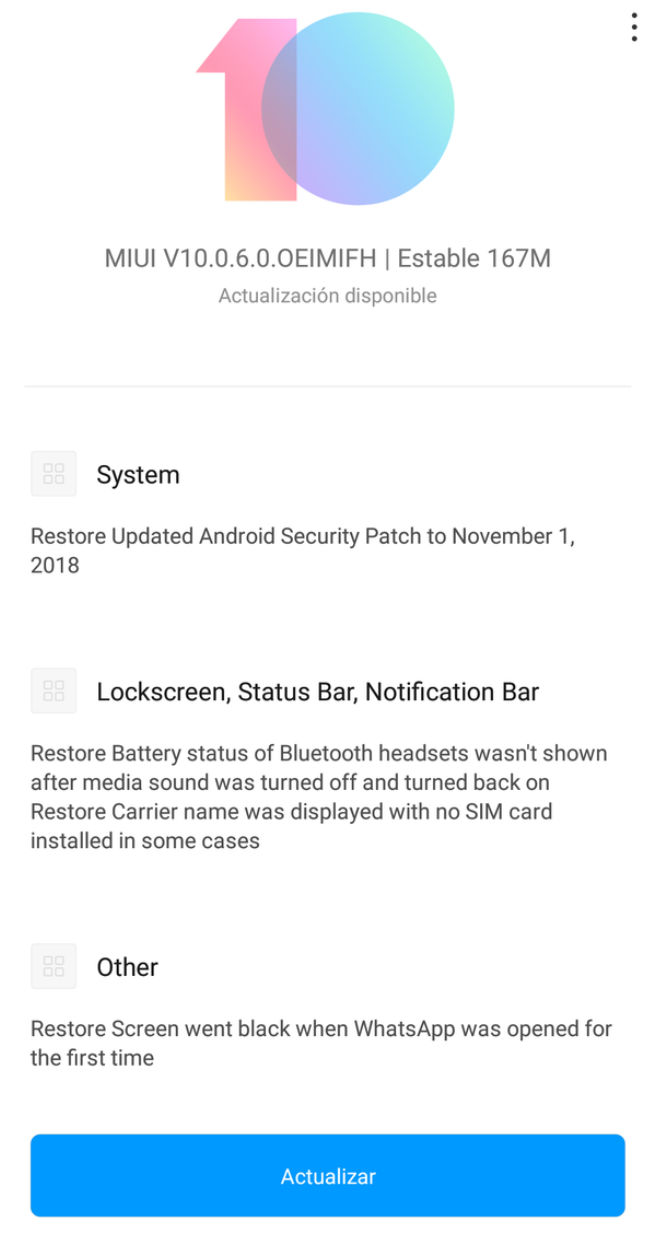 Redmi Note 5 Update