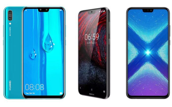 Huawei Y9 2019 comparison